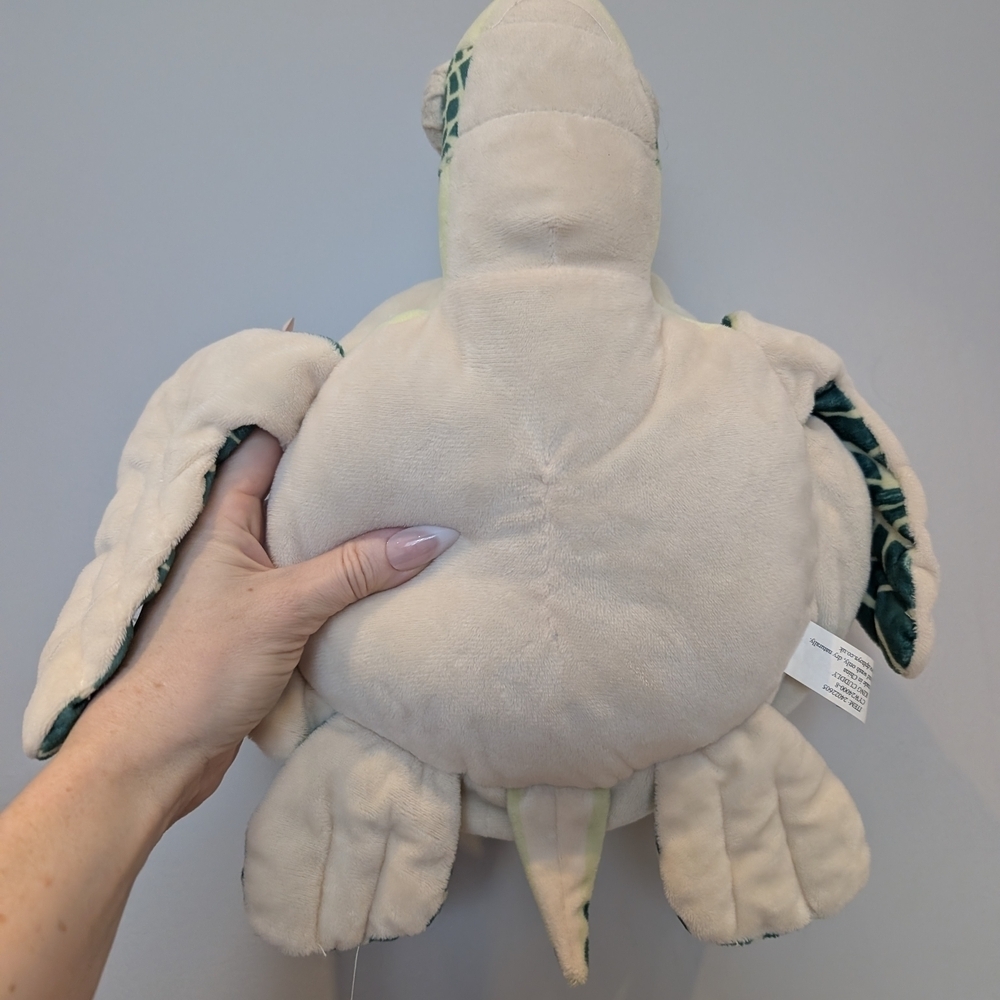 Green and Blue Sea Turtle Plush - Picture 4 of 10